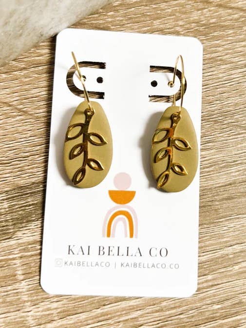 Aros Erin + Leaf para venta al por mayor de KaiBellaCo