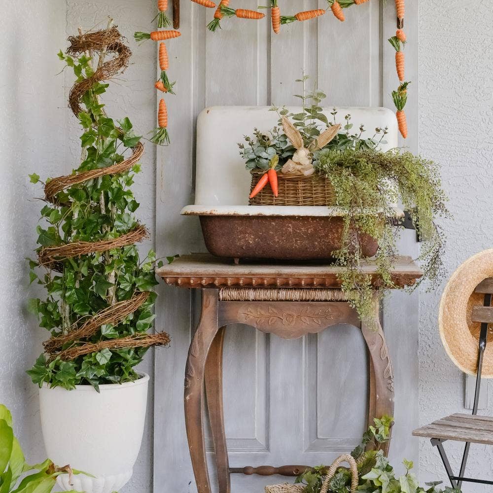 Factory Direct Craft – wholesale Bunting/garland – 15' Dried Natural Grapevine Twig Garland4