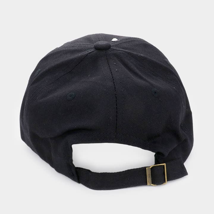 Sensibling Corp. - Wholesale Baseball Cap - Women's - Bling Lips 'Kiss' Message Baseball Cap