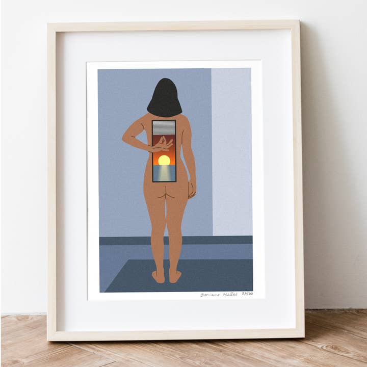 The Escape | Stampa d’arte 13x18 cm | Edizione limitata per la vendita all'ingrosso da parte di Doriane Millet