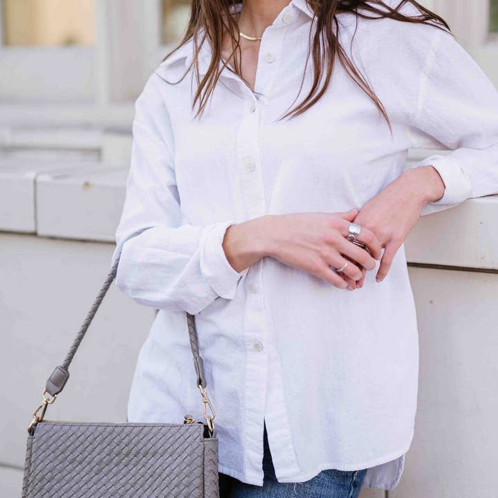 modern and chic - Wholesale Crossbody Bag - Women's - Elle Woven Crossbody7