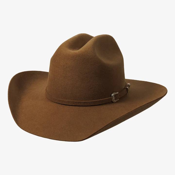 American Hat Makers - Wholesale Cowboy Hat - Unisex - 100% Wool Felt Western Cowboy Hat - Style Cattleman22