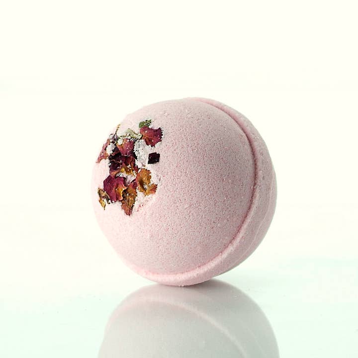 Rose Quartz Bath Bomb for wholesale by Kentucky Rose Handcrafted