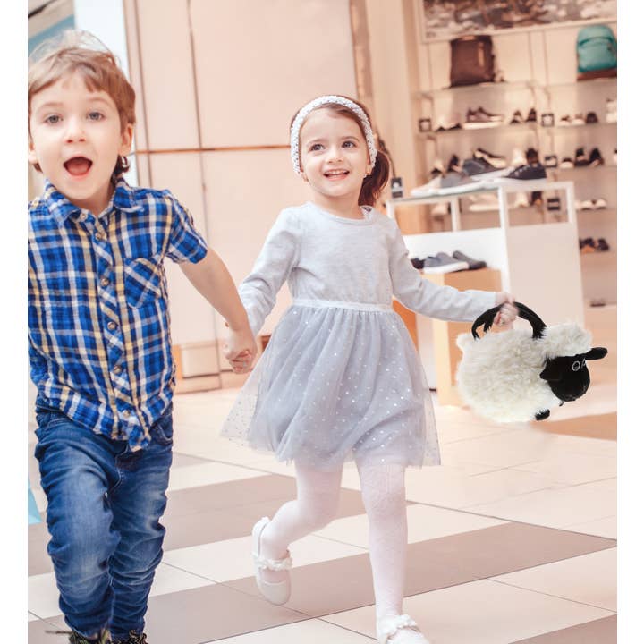 Cota Global - Wholesale Stuffed/Plush Toy - Kids & Baby - Super-Soft Plush Hand Bag - Black Nose Sheep3