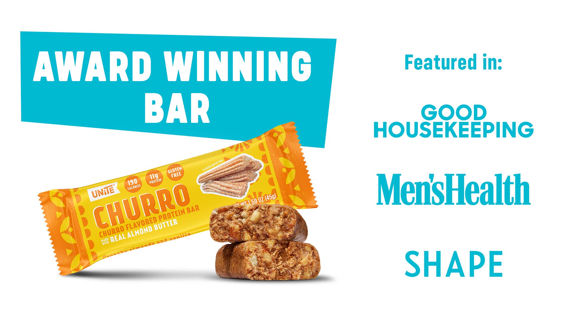UNiTE Foods - Wholesale Snack Bar - Churro Flavored Protein Bar6