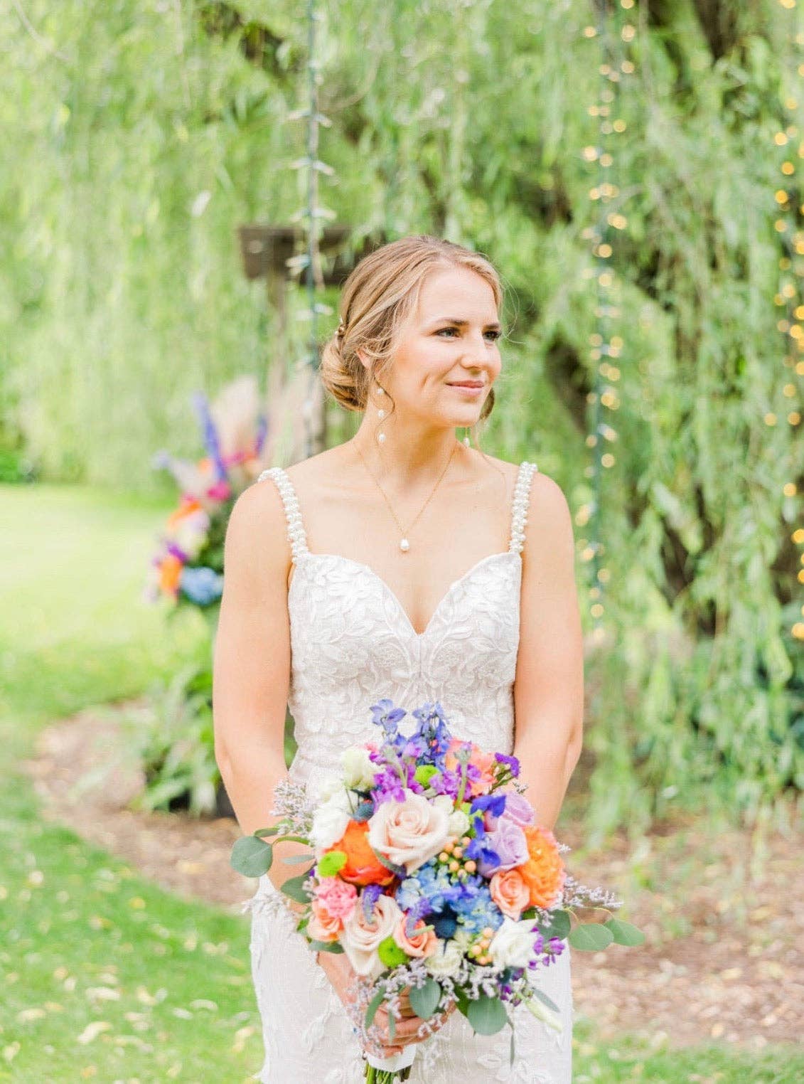 DRIP JEWELRY - Wholesale Pendant/Charm Necklace - Blakely Satellite Pearl Necklace2