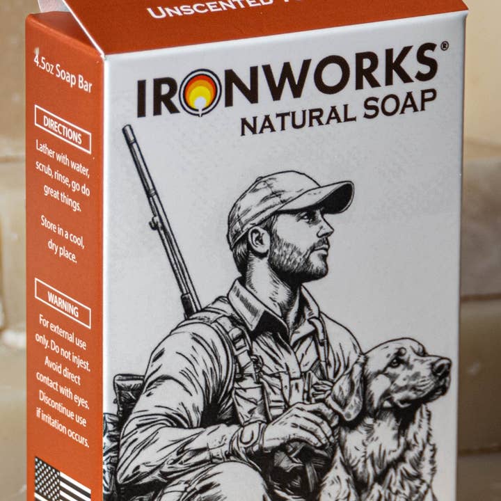 IRONWORKS Soap Company - Wholesale Bar Soap - Men's - Bar Soap Hunting Man