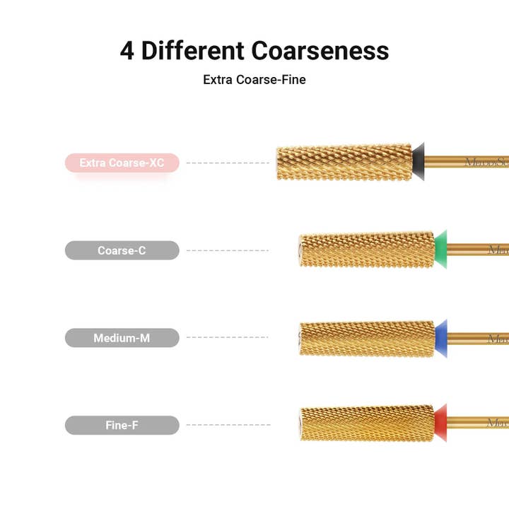 melodysusie - Wholesale Nailcare Set - Super Long Tapered Tungsten Carbide Nail Drill Bits