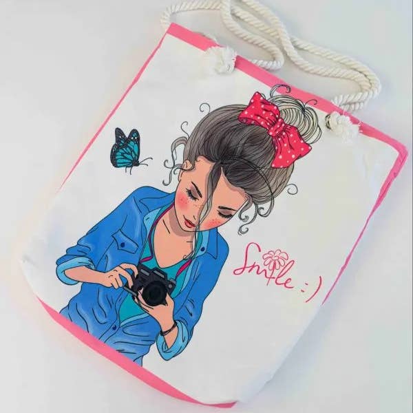 Bag Valerie - smile photo for wholesale by Superkussens