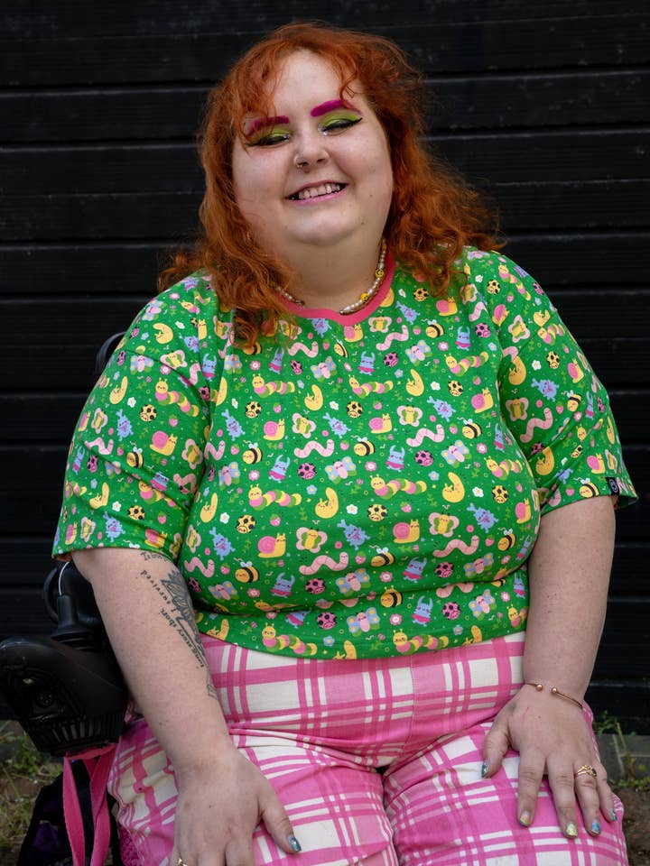 Rebel Romance – wholesale T-shirt – women's – Rebel Romance x Dipstick Store Bugs Cropped Boxy Tee15