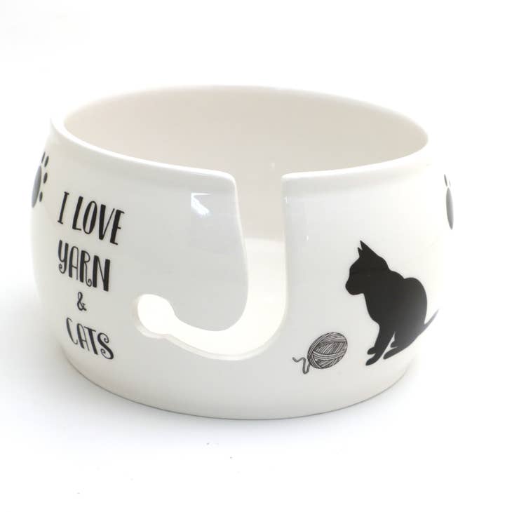 Wholesale I Love Cats and Yarn - Yarn Bowl for your store