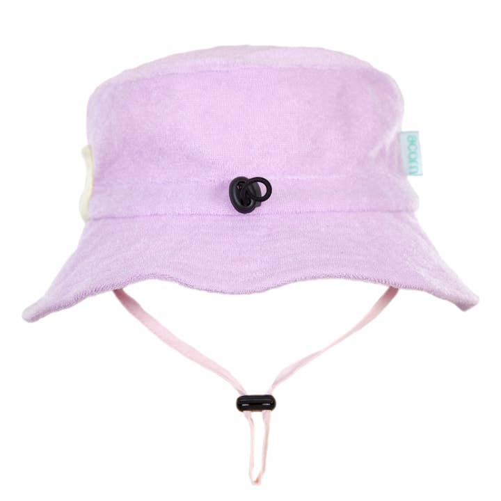 Acorn Kids - Wholesale Bucket hat – kids - Lavender Terry Towelling Bucket Hat1