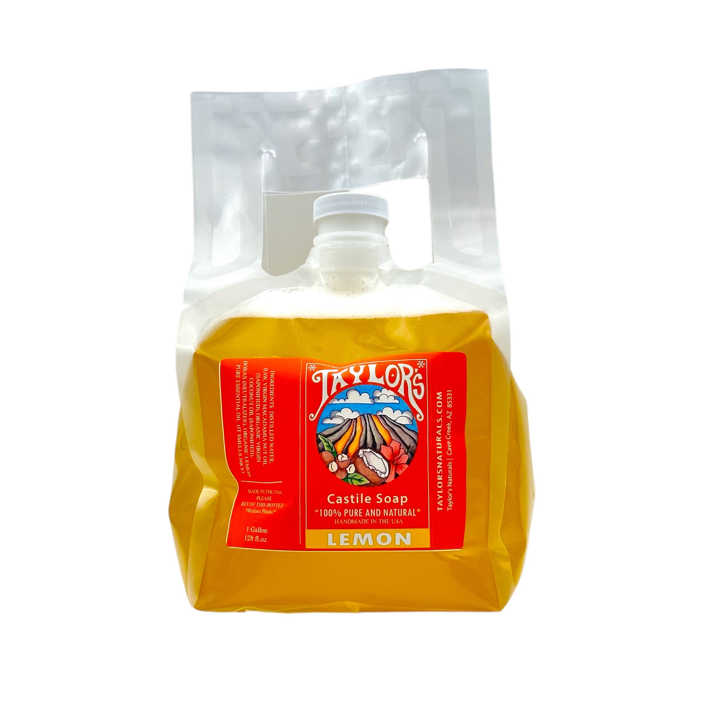 Taylor's Naturals - Wholesale Liquid Laundry Detergent - Liquid Castile Soap * ALL Purpose * All Natural - 1 Gallon3