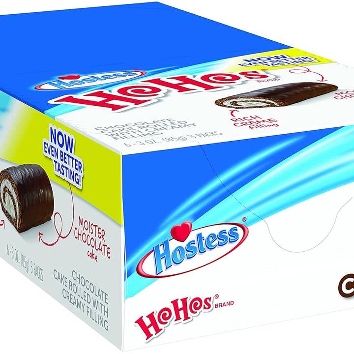 Long Island Candy Factory - Wholesale Cake - Hostess Chocolate Ho Ho's Hoho Cake 6ct Single Serve