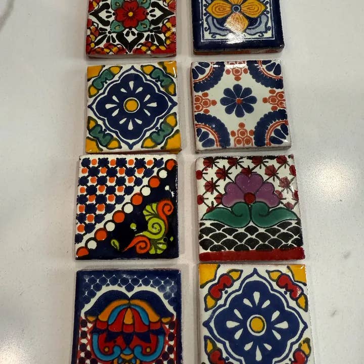 Mediterranean Collection - Wholesale Wall Tile - Talavera Hand painted Mexican Tiles 2x21