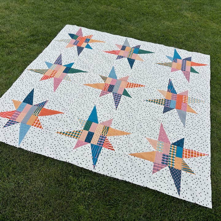 AllisonRamsing.com - Wholesale Craft Supplies - *NEW PATTERN* Family Stars Quilt Pattern - Printed 8