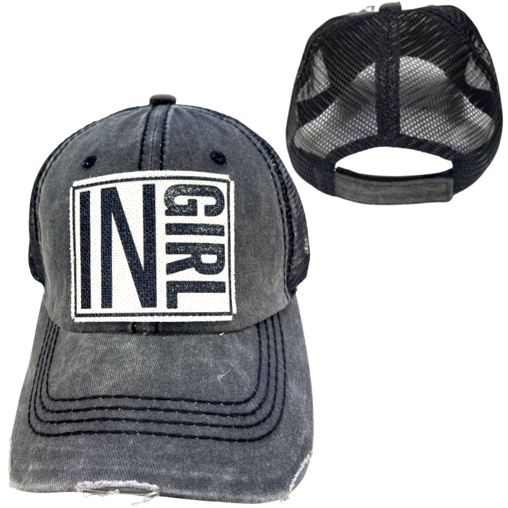 dkhandmade - Vente Casquette queue de cheval – femme - CHAPEAUX INDIANA POUR FILLE0