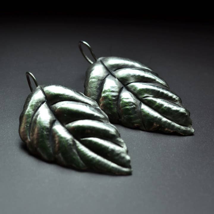 Brincos Verity Leaf por atacado de luna-tree