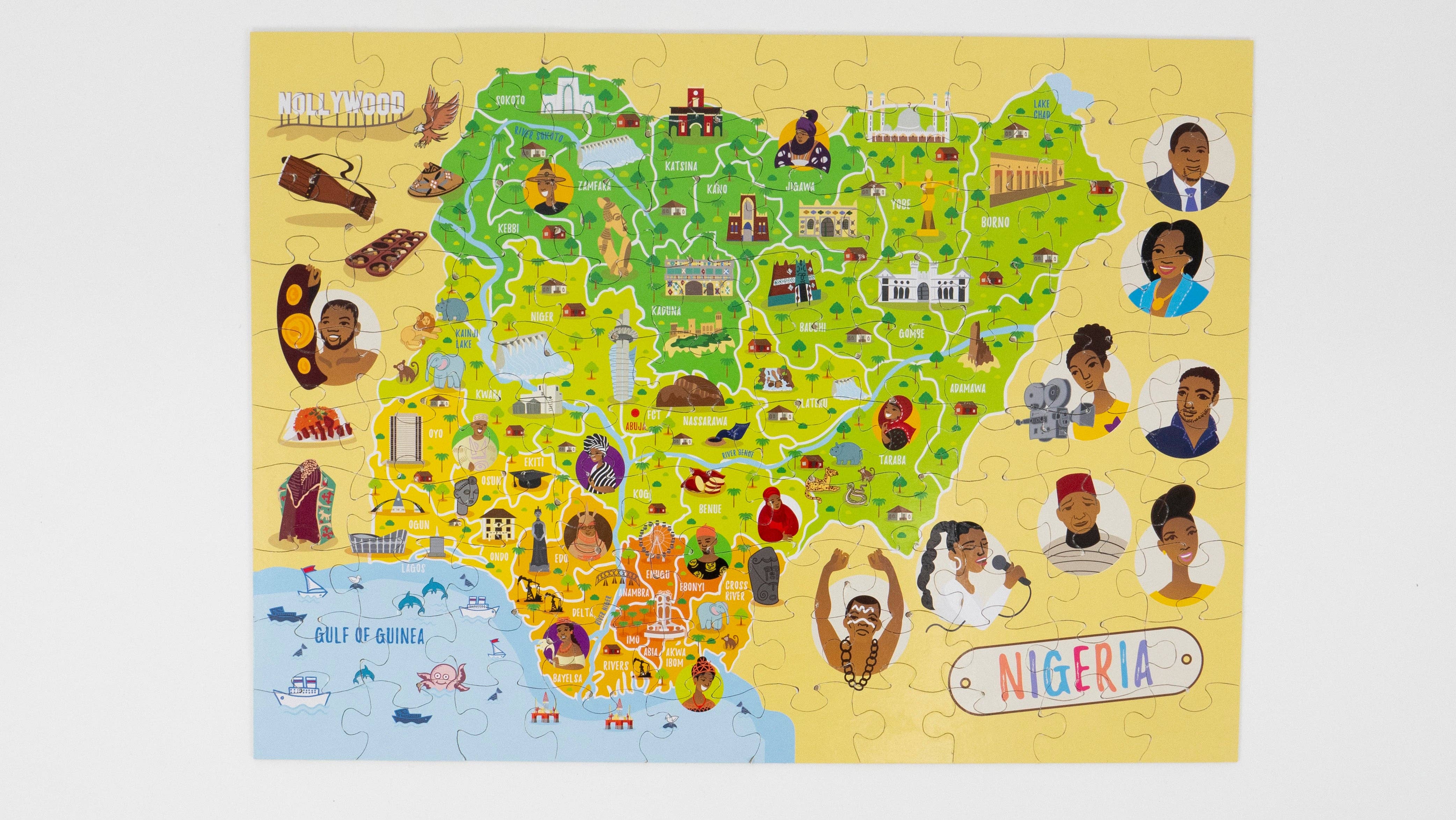 Very Puzzled – wholesale Puzzle – Child – Nigeria Map Jigsaw Puzzle8