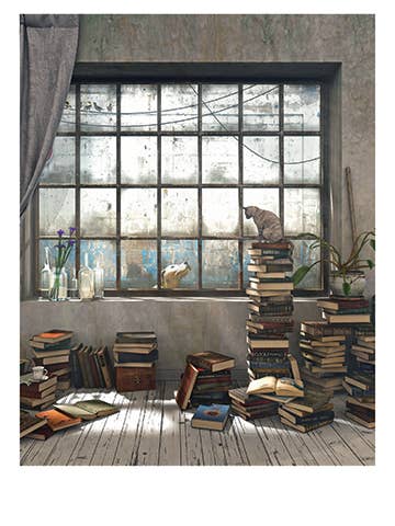 The Introvert - Artist: Cynthia Decker - FF136 for wholesale by Masala Cards