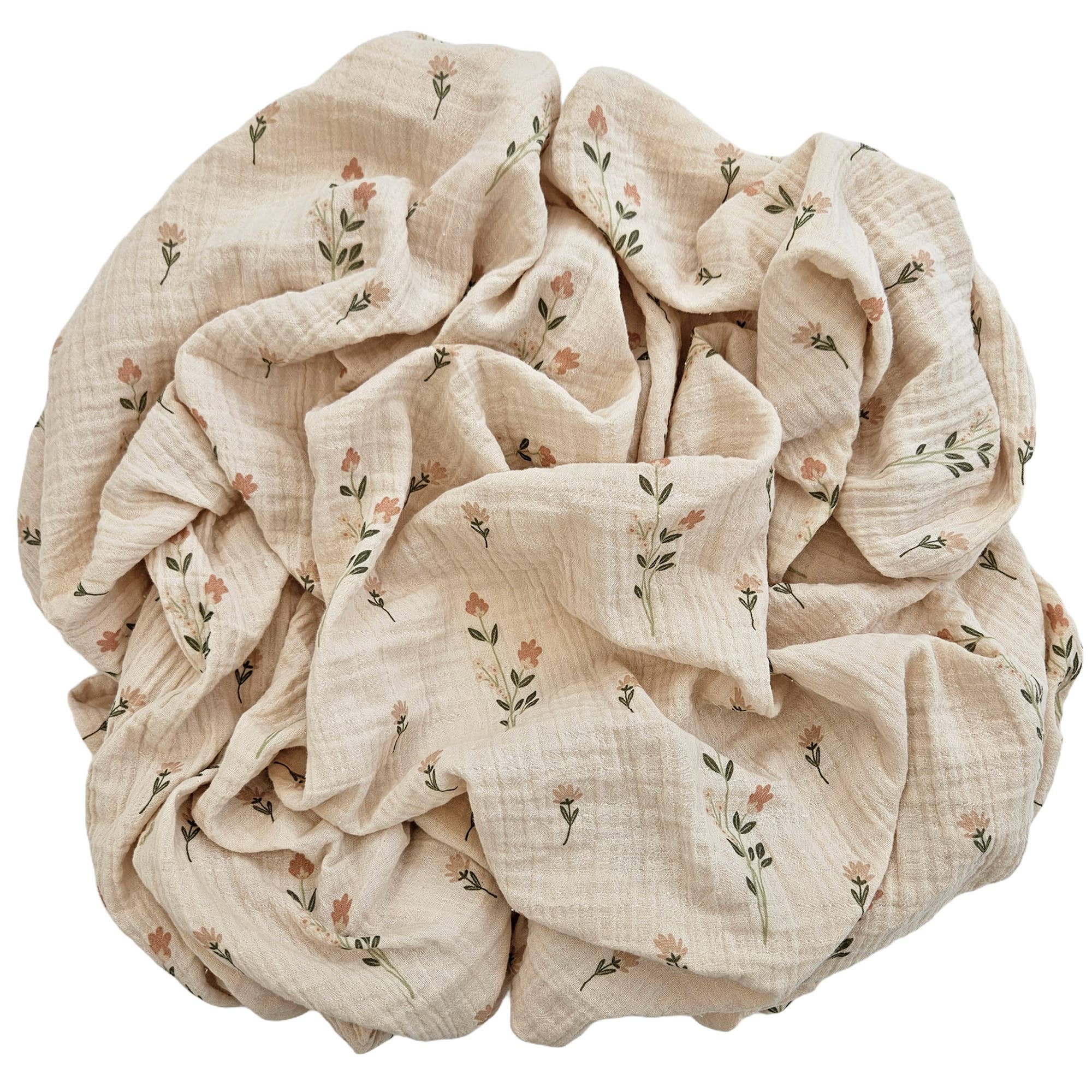 Summerville organic - Wholesale Bedding Blanket - Kids & Baby - Baby Crinkle Blanket Nostalgia Organic Cotton1