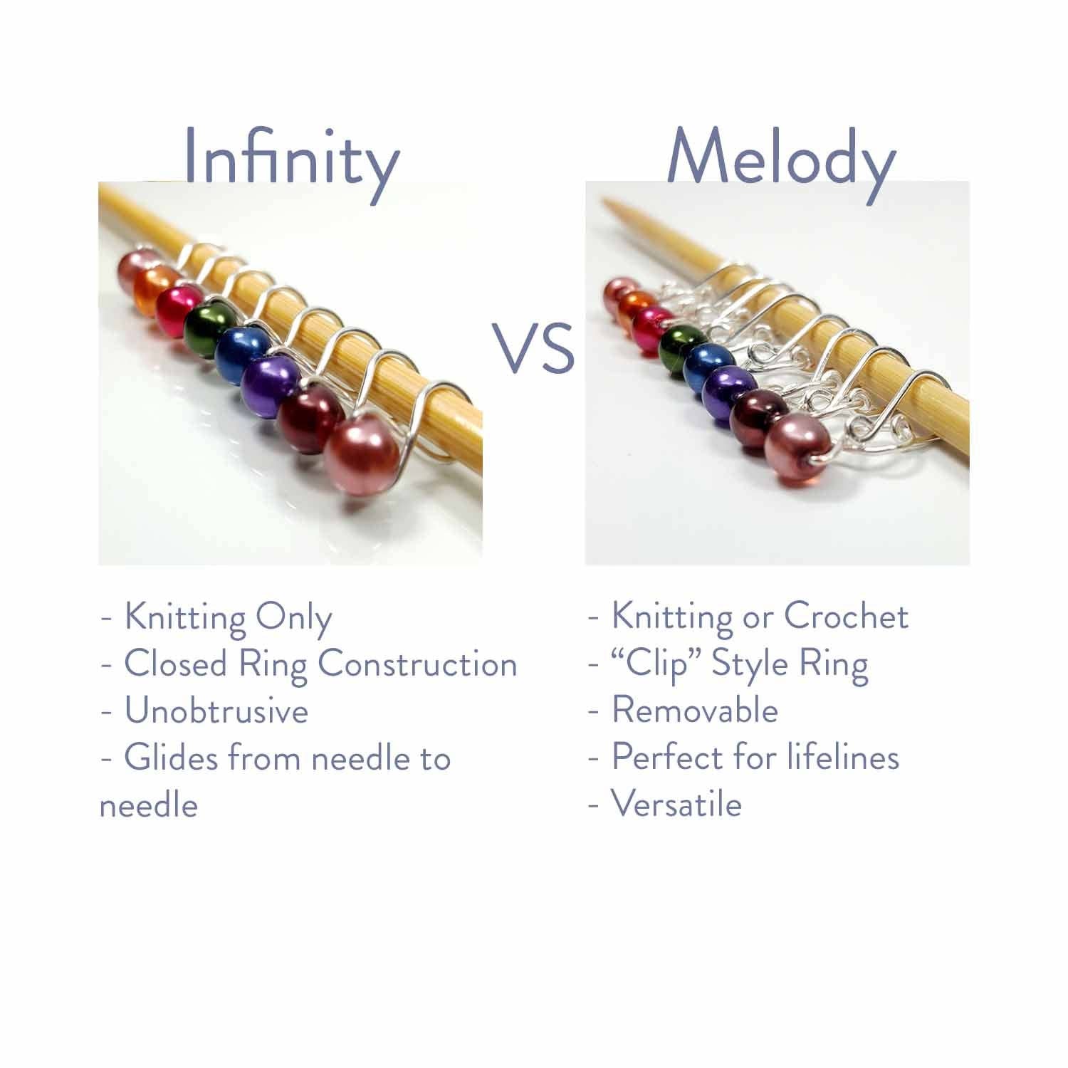 Twice Sheared Sheep - Wholesale Knitting/Crochet Supplies - Little Flowers Stitch Marker Set3