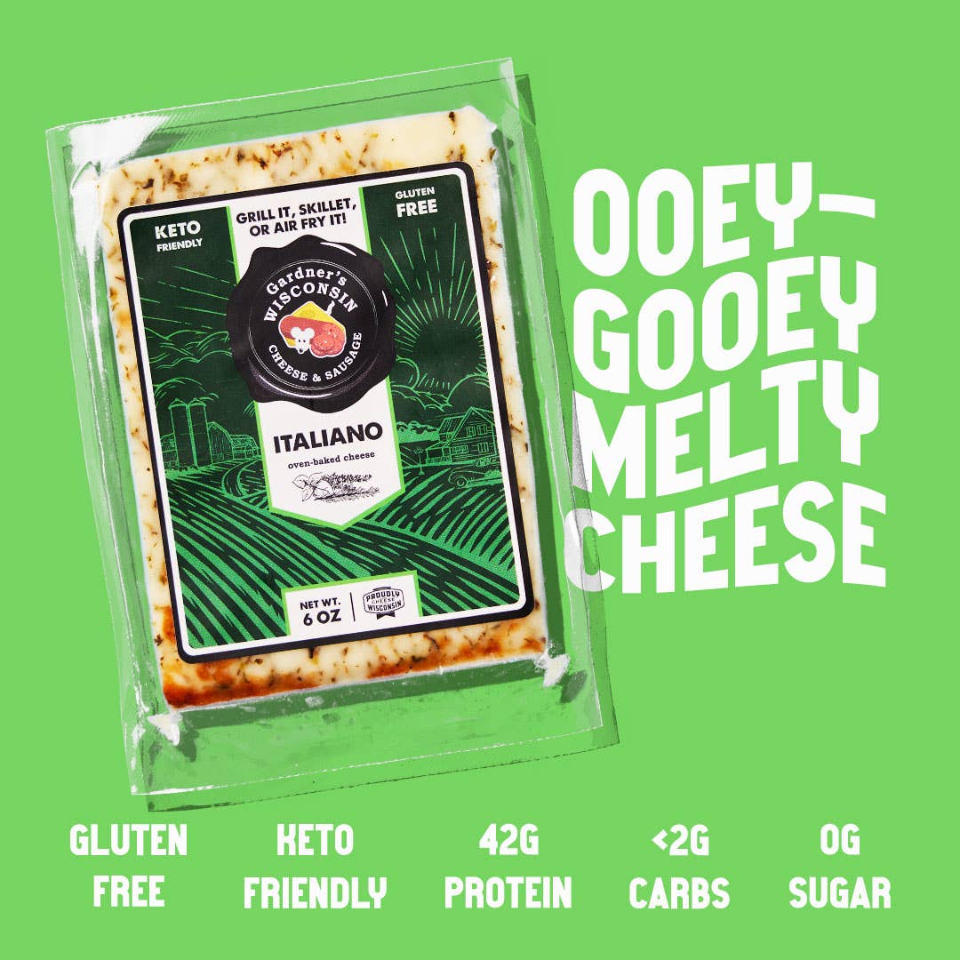 Gardner's Wisconsin Cheese and Sausage - Wholesale Cheese - Italiano Oven-Baked Cheese2
