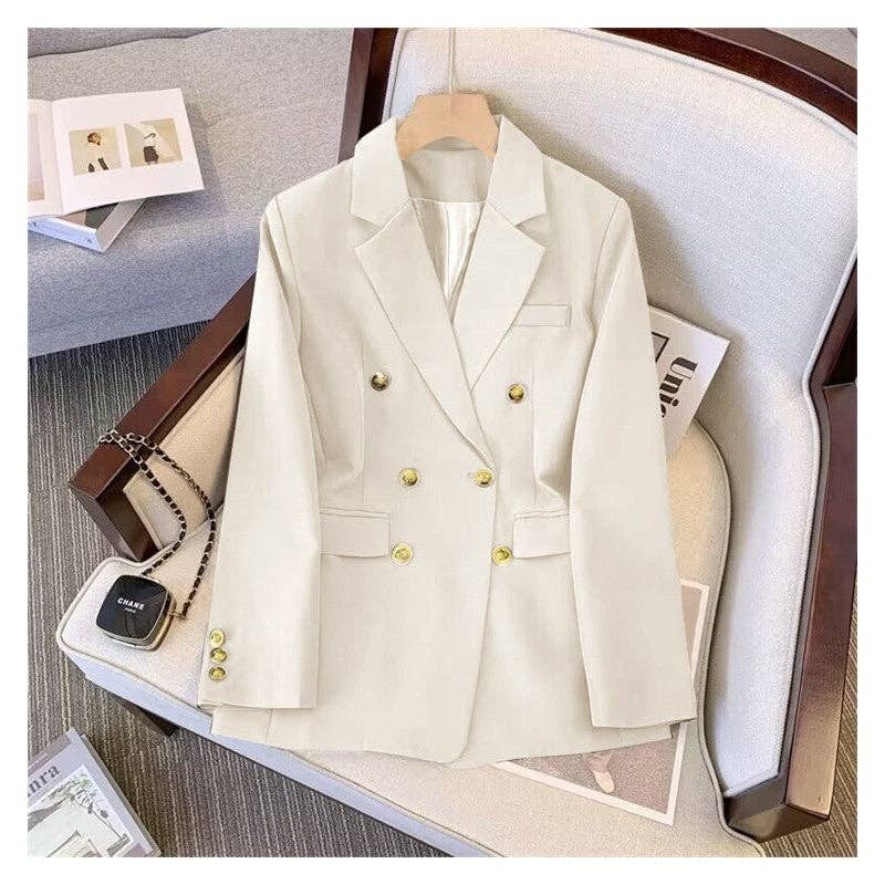 Plush Looks - Vendita all'ingrosso Completo - Donna - Completo giacca e pantaloni tinta unita3