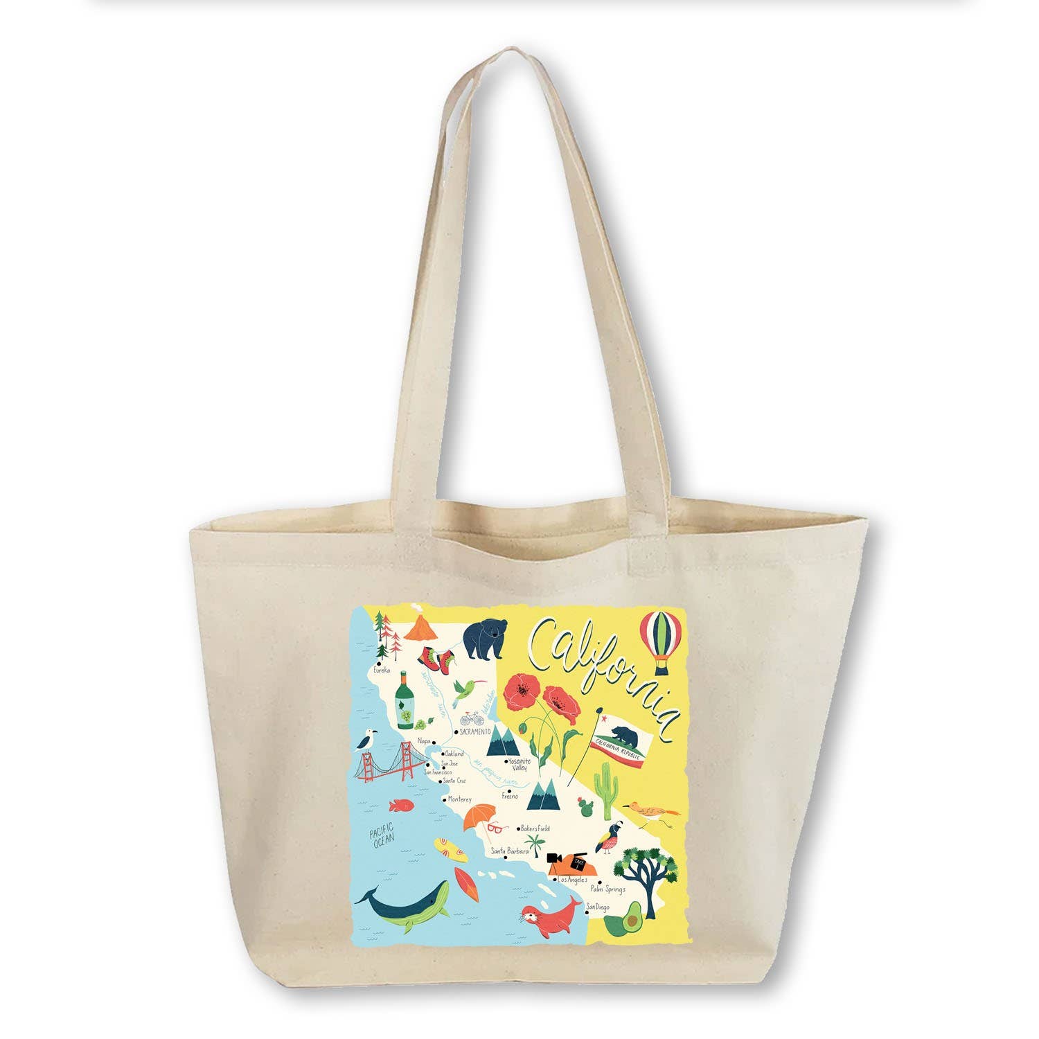 Works of Heart - Wholesale Tote Bag - Unisex - Home State Home: Canvas Totebag3