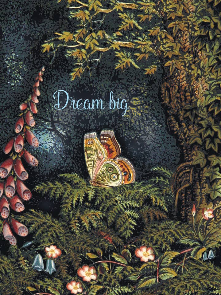 Sogna in grande Biglietto di auguri A2 per la vendita all'ingrosso da parte di P. Flynn Design / Phun House