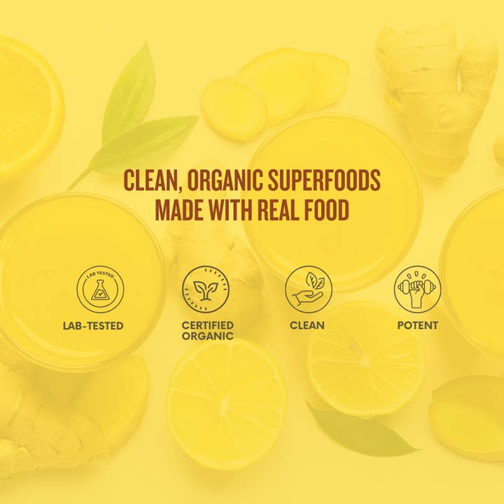 New Universe Food - Wholesale Health/detox tea - NUF Immuni-Tea– Ginger Turmeric Lemon Tea Mix4