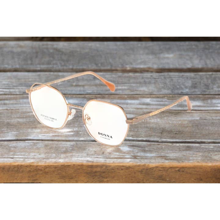 DN3100 Modern Geometric Metal Eyeglasses for wholesale by Donna USA, Inc.