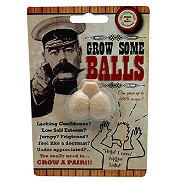 The Diabolical Gift People - Novelty Gifts, Mother's Day - Wholesale Gag Gift/Novelty Gift - Grow Your Own Balls - Novelty Valentine Gifts