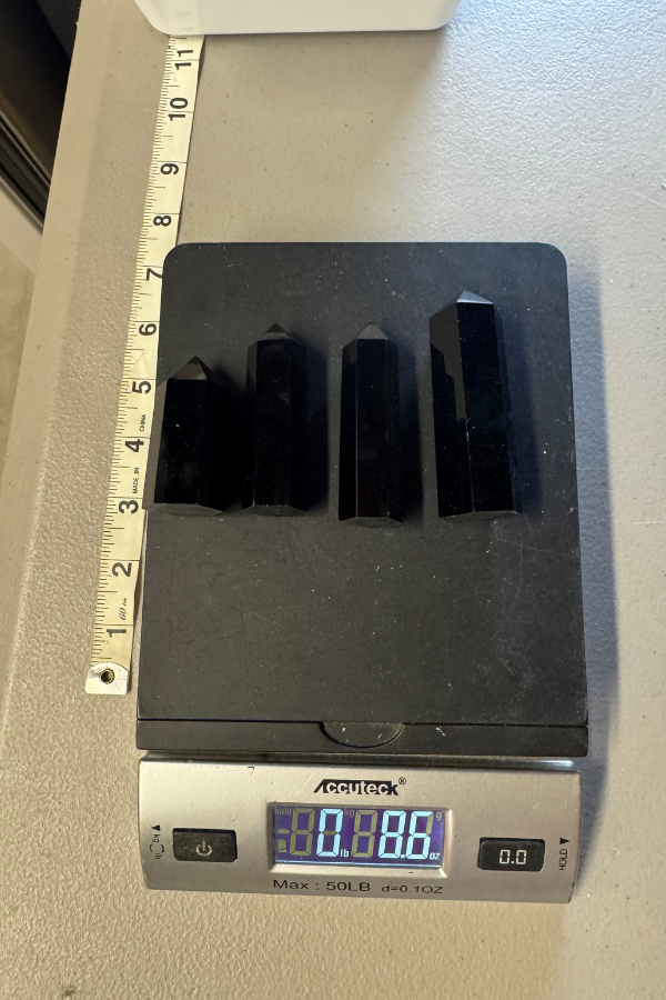 The House Of Gentry - Wholesale Spiritual Stone/Crystal - Black Obsidian Crystal Polished Tower3