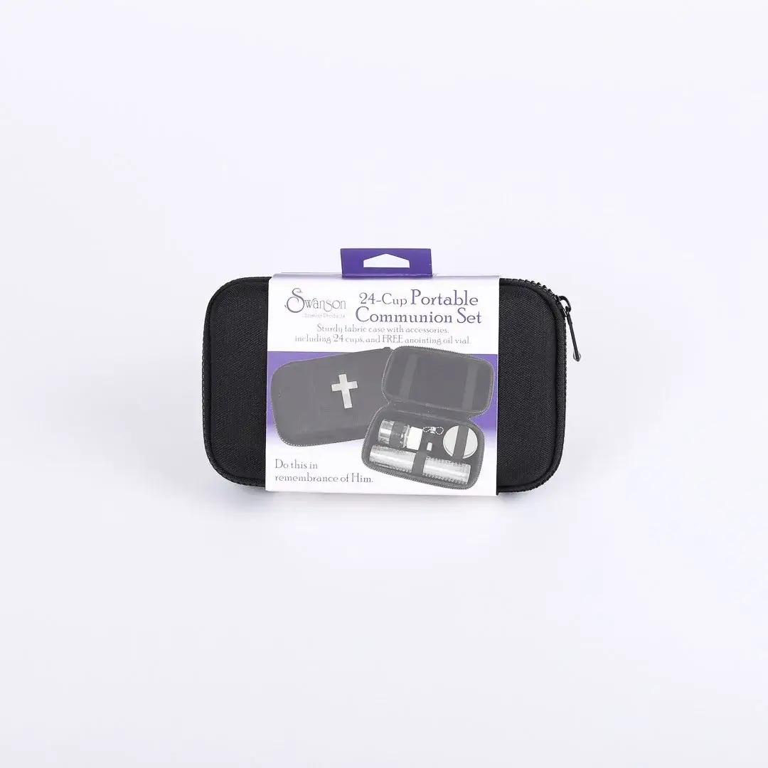 Swanson Christian Products - Wholesale Religious Card - Communion Portable 24 Cup Set4