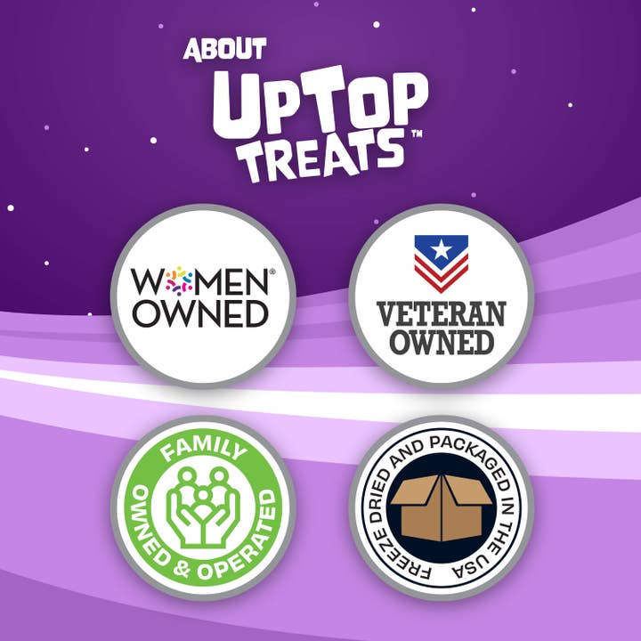UpTop Treats - Wholesale Hard Candy - Original Moon Rocks - Freeze Dried Candy 3.5oz5