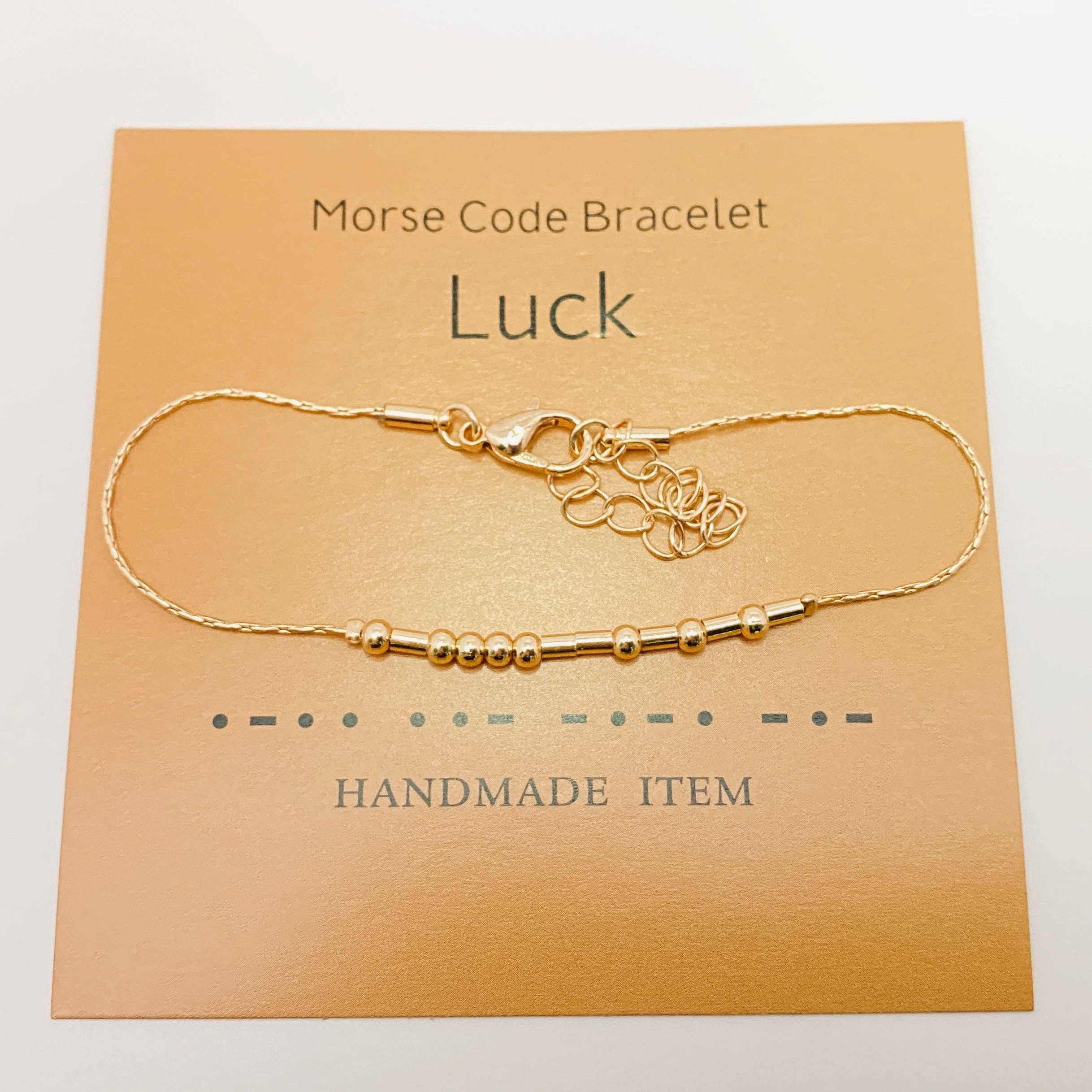 Mio Queena - Wholesale Schakelarmband - „Fuck off” handgemaakte gouden Morse Code-armbanden5