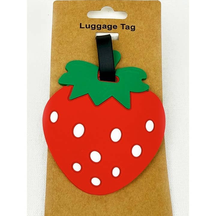 Strawberry and Watermelon Luggage Tag for wholesale by Funteze