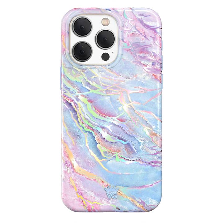 iPhone 15 MagSafe Case - Holo Moonstone Marble for wholesale by VELVET CAVIAR
