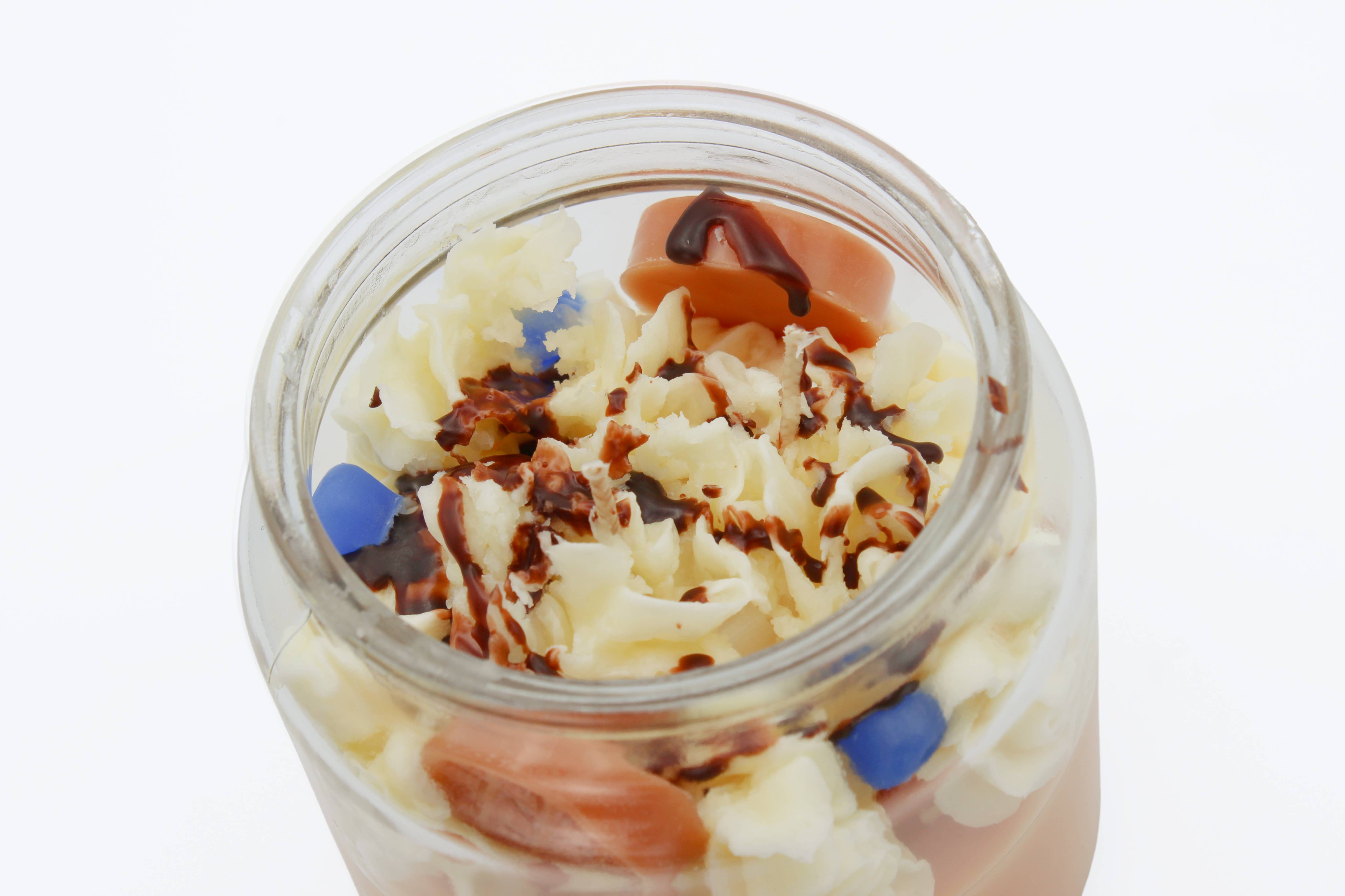 Winding Wick Candles - Wholesale Jar/Filled Candle - Upside Down 011 Candle, Waffles and Berries Dessert Candle2