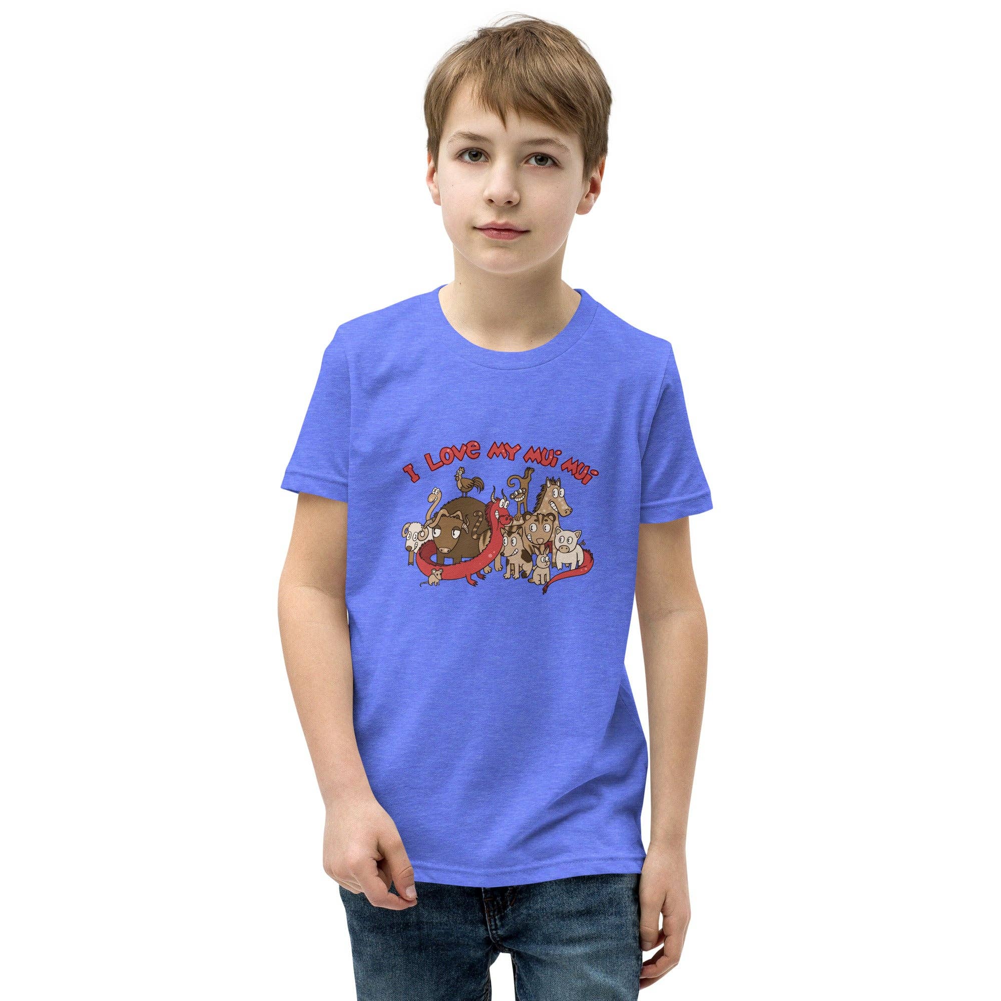 1st Generation SF - Wholesale Screen Printed T-Shirt - Kids - Youth- I Love My Mui Mui24