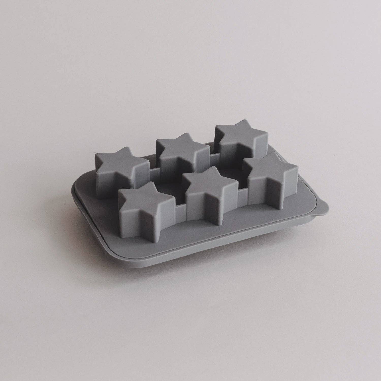 Eulenschnitt - Wholesale Ice Tray/Mold - Ice cube mold stars gray (pack of 6 pcs.)4