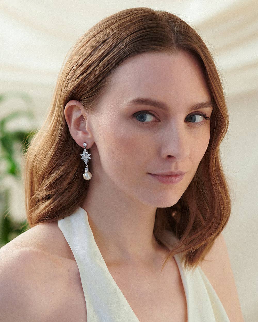 Dareth Colburn Designs - Venta al por mayor Pendientes colgantes - Pendientes Amina Pearl4