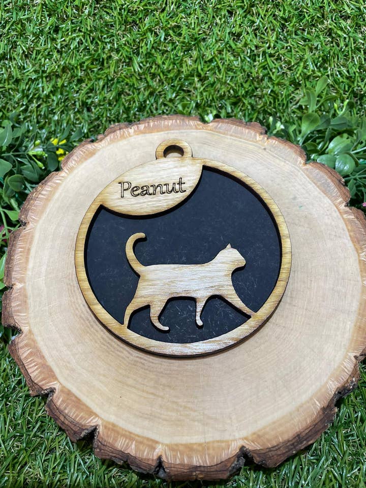 Personalised Pet Bauble for wholesale by manchester laser cuts