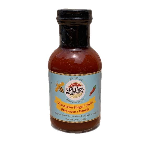 Lillie's of Charleston – Großhandel Scharfe Soße – Chucktown Stinger (Scharfe Soße + Honig), 12-10 Unzen