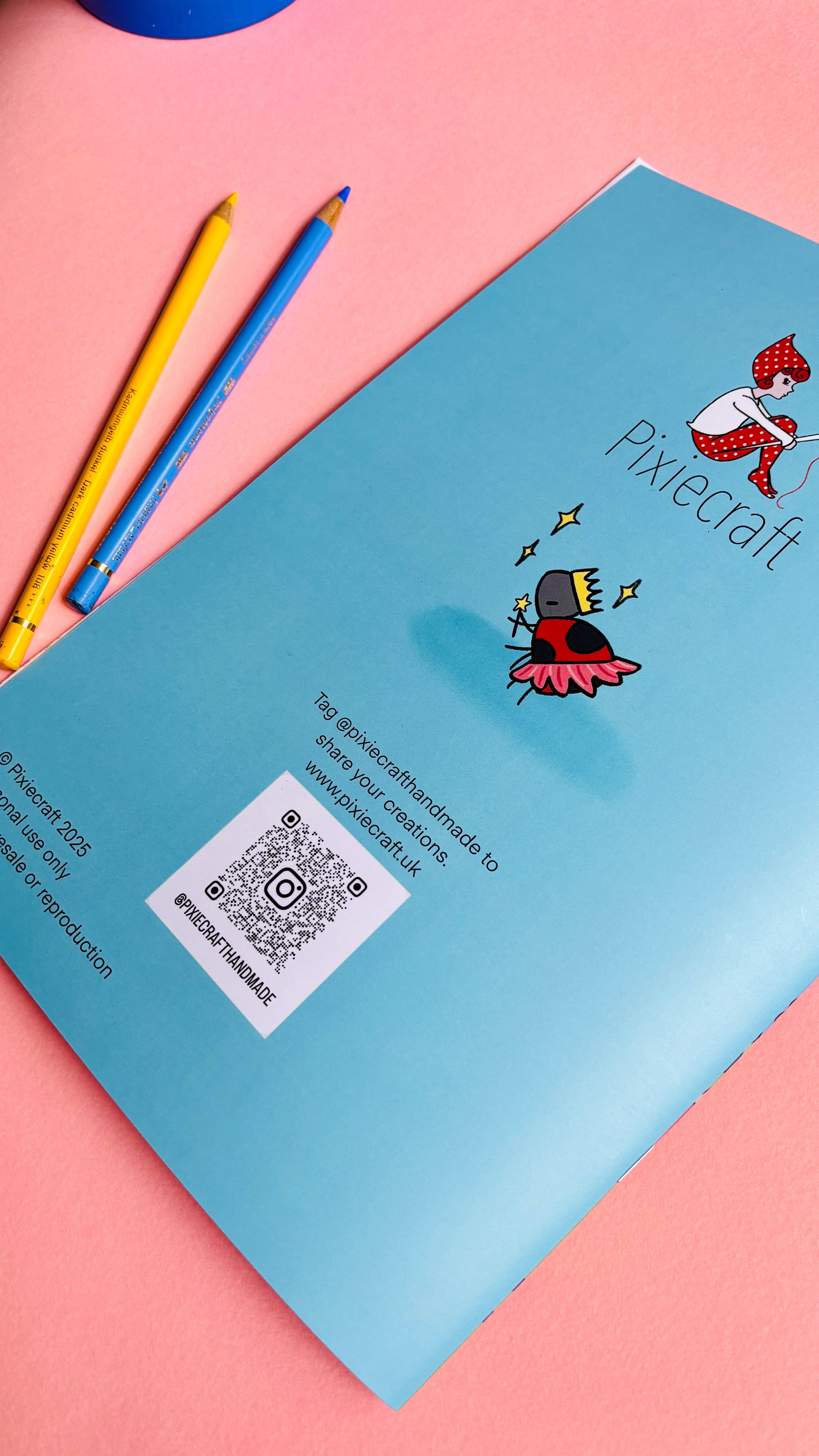 Pixiecraft - Wholesale Coloring & Activity Book - Adult - Fairy Colouring Book- Tiny Homes a Fantasy Colouring Book for Adults and Kids1