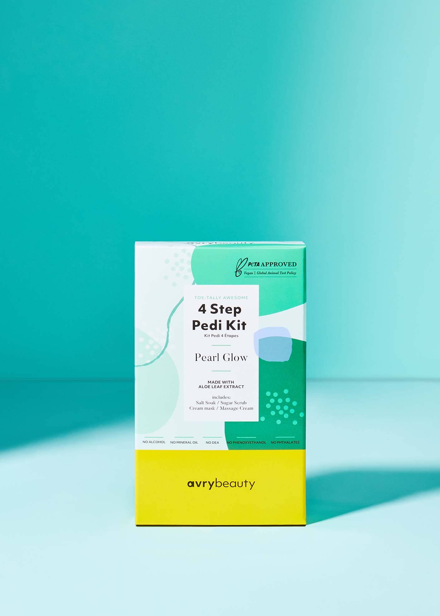 AvryBeauty - Vendita all'ingrosso Set per manicure - Kit Pedicure in 4 Fasi - Bagliore di Perla2