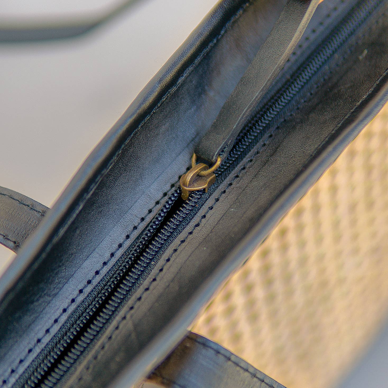 Kayu&Co. - Wholesale Tote Bag - Women's - Sol Tote Bag – Handwoven Rattan & Leather Shoulder Bag | Sunset & Luna4