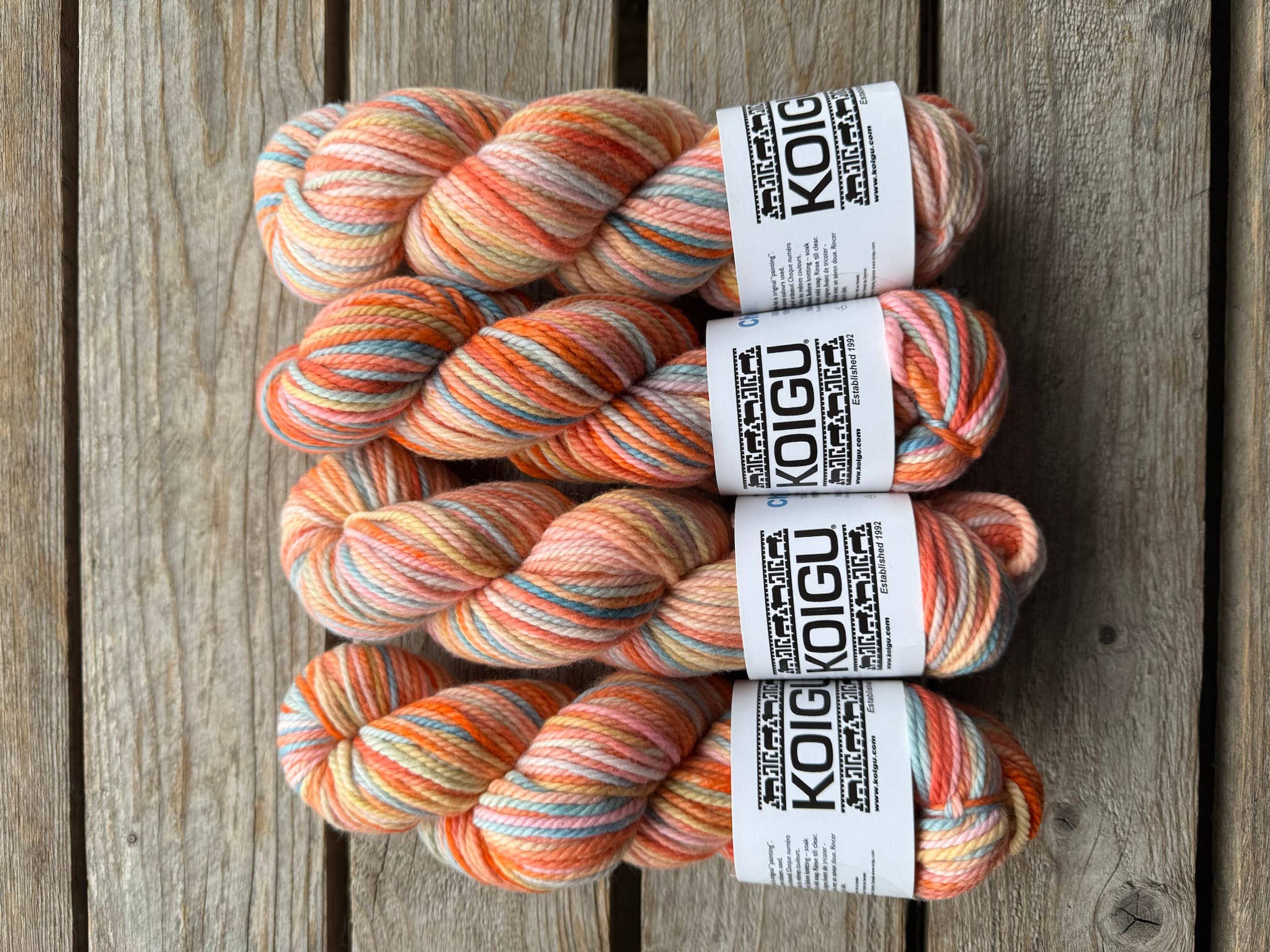 Koigu Wool Designs - Wholesale Yarn - Chelsea Aran Merino Yarn -group B13