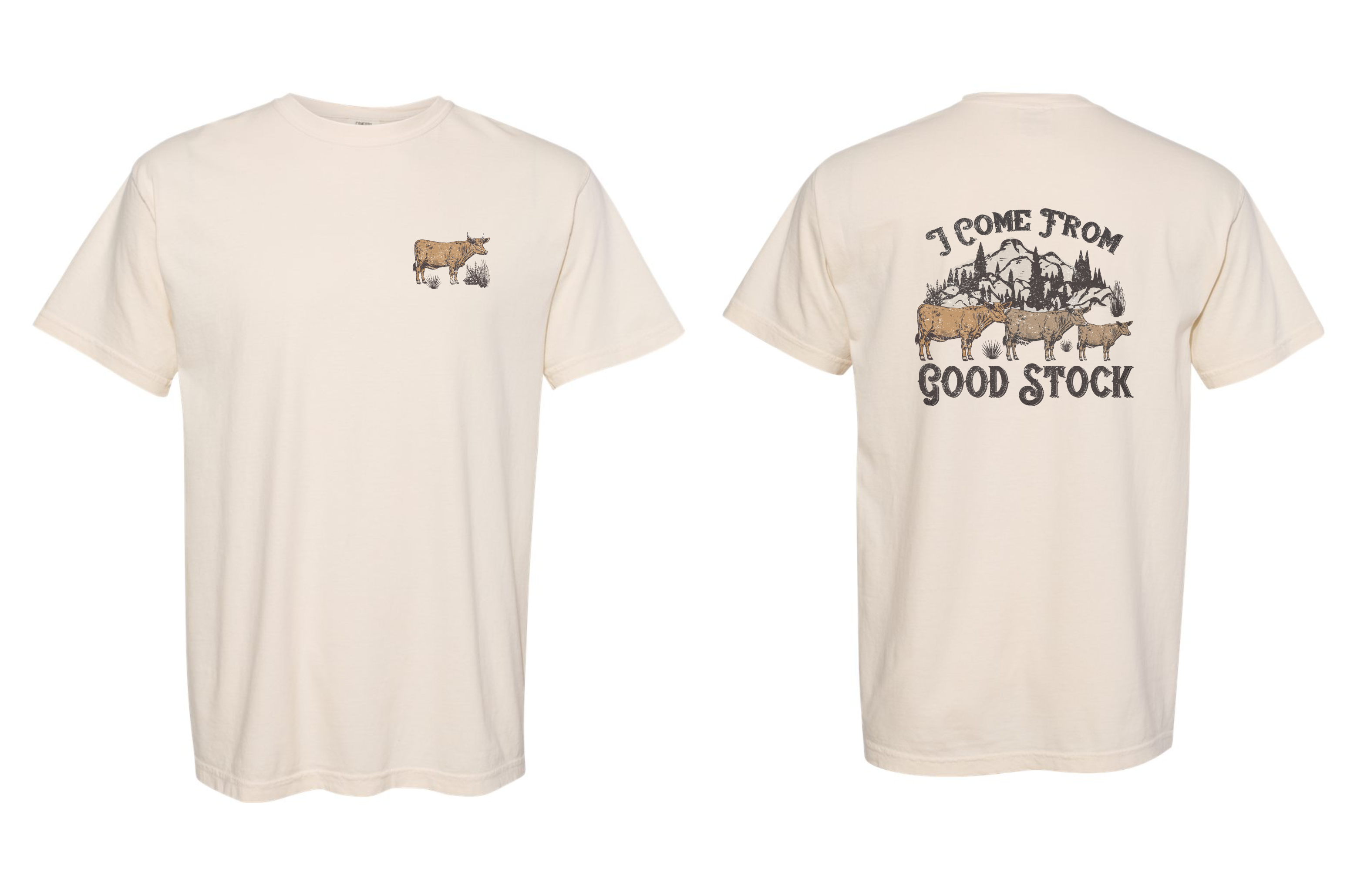 Red Stone Rebel Clothing Co. - Wholesale Screen Printed T-Shirt - Kids - I Come From Good Stock Kids Western Graphic T-Shirt1